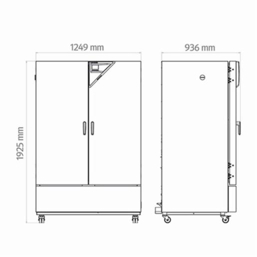 Binder Series KB ECO - Cooling incubators, with environmentally friendly thermoelectric cooling KBECO720-230V 9020-0424