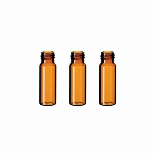 Aijiren 4mL Amber Screw Neck Vial, 13-425 Thread, 100pk V1335