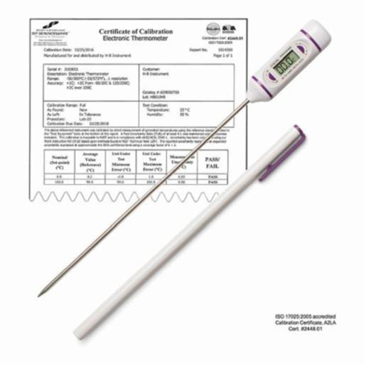 BEL Engineering Thermometer Durac Calibrated W/ Probe -50/300C, 1 Item BELAB609001500