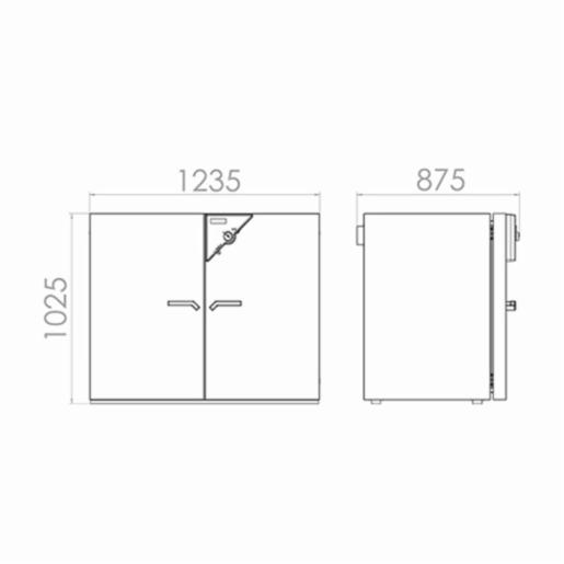 Binder Series FED Classic.Line - Drying and heating chambers with forced convection and enhanced timer functions FED 400 400V 9010-0216