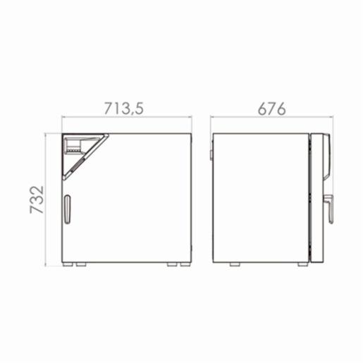 Binder Series FED Avantgarde.Line - Drying and heating chambers with forced convection and enhanced timer functions FED 115 9010-0293