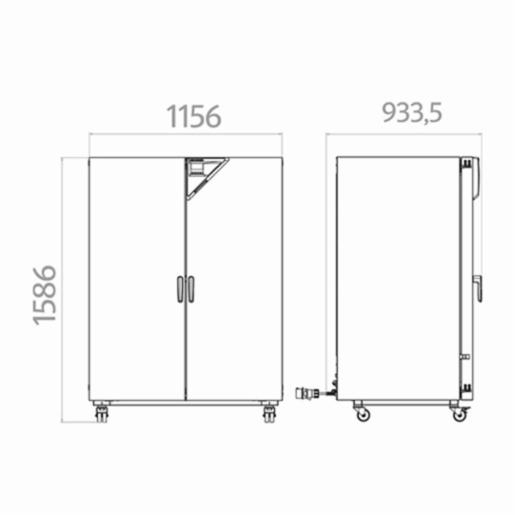 Binder Series FD Avantgarde.Line - Drying and heating chambers with forced convection FD 720 9010-0311