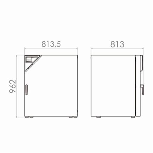 Binder Series ED Avantgarde.Line - Drying and heating chambers with natural convection ED 260 230V 9010-0339