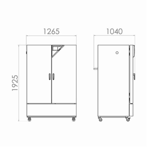 Binder Series KBF - Constant climate chambers with large temperature / humidity range KBF 720 230V 9020-0324