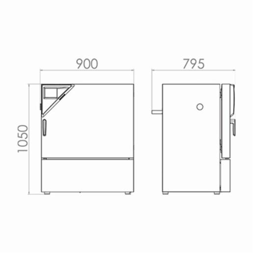 Binder Series KMF - Constant climate chambers with expanded temperature / humidity range KMF 115 230V 9020-0341