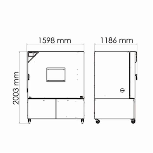 Binder Series MKT - Dynamic climate chambers for rapid temperature changes with extended low temperature range MKT 720 480V-C 9020-0365