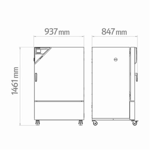 Binder Series KBF-S Solid.Line - Constant climate chambers with large temperature / humidity range KBF-S 240