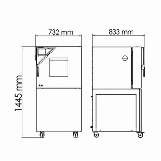 Binder Series MK - Dynamic climate chambers for rapid temperature changes MK 56 230V  9020-0374