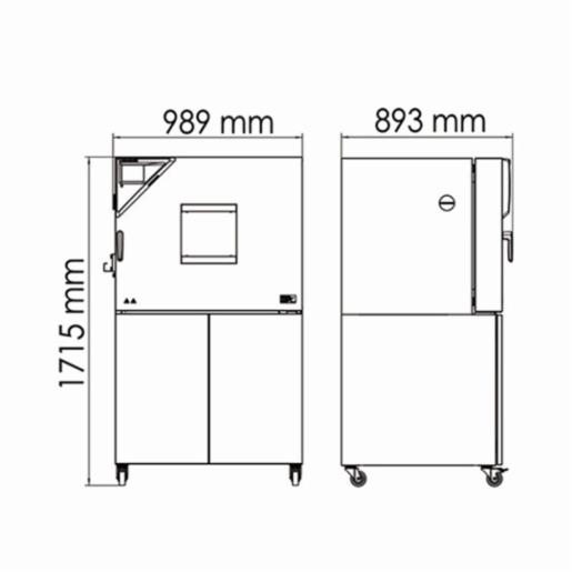 Binder Series MK - Dynamic climate chambers for rapid temperature changes MK 115 400V 9020-0375