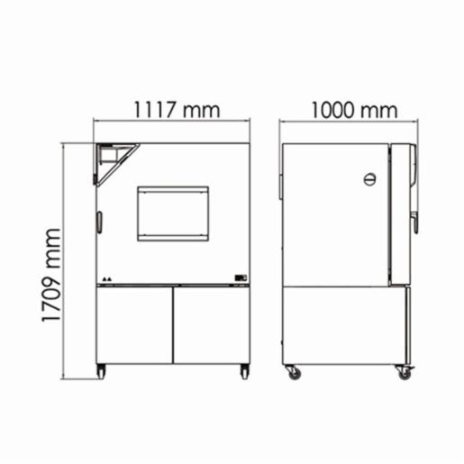 Binder Series MK - Dynamic climate chambers for rapid temperature changes MK 240 400V 9020-0376