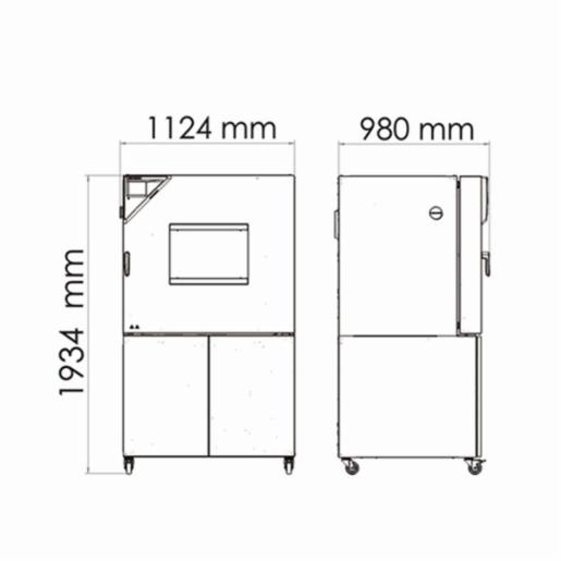 Binder Series MKFT - Dynamic climate chambers for rapid temperature changes with humidity control and extended low temperature range MKFT 240