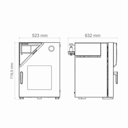 Binder Series VDL - Vacuum drying chambers for flammable solvents VDL 23 9630-0009