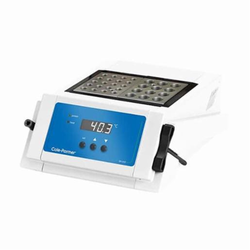 Cole-Parmer BH-200D-2 Digital 2-Block Heater, 130C 230V 36610-11