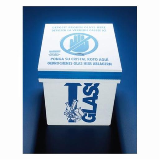 DWK Bin For Glass Disposal Floor Standing 30 x 30 x 70cm, 6 Items AZLODBG001P