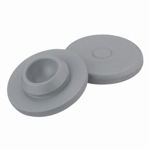 Lab Companion Stopper Rubber Snap On 30mm, Gray Bromobutyl, 1000 Items WHEAW224100-342