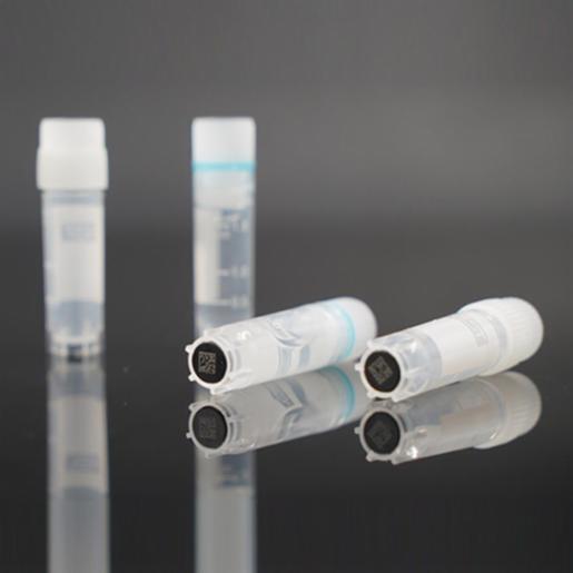 Wuxi Nest 2.0 mL Cryogenic Vial, Self-Standing, Internal Thread, Sterile, 9*9/rack, 12 racks /cs, 972 vials/cs 607103